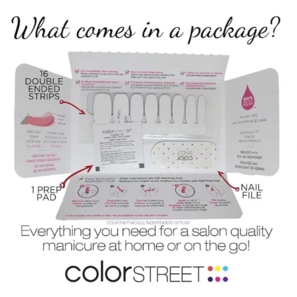 14. Color Street Nail Strips - Love Letter - Picture 2 of 2